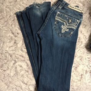 rock revivals in size 28 long bootcut